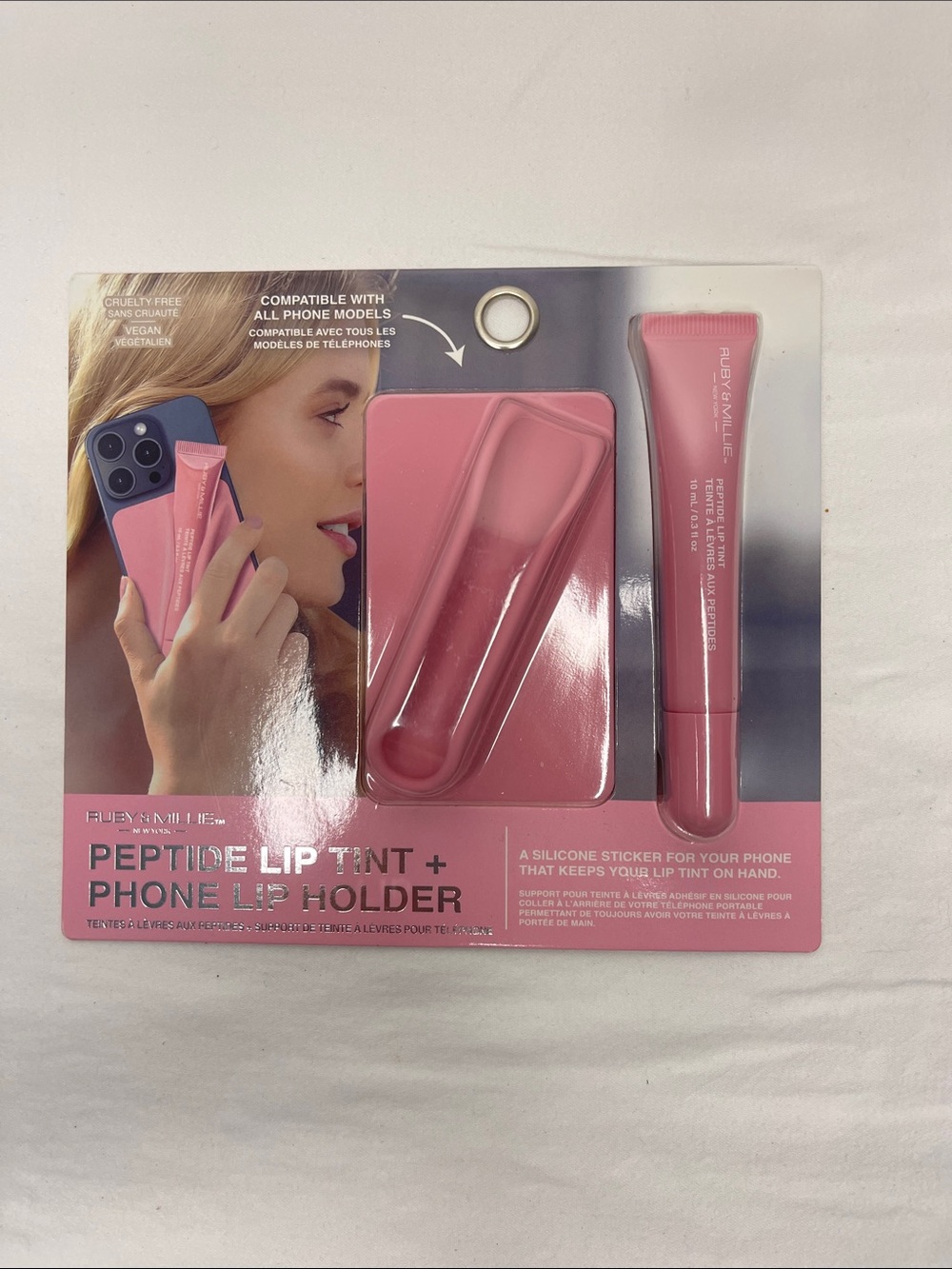 Peptide Lip Tint & Phone Lip Holder